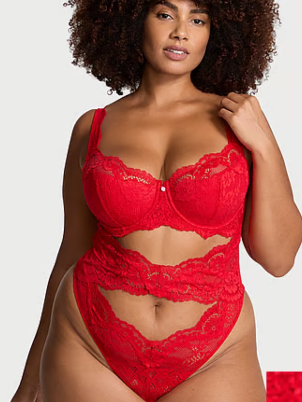 Victoria’s Secret Lace Balconette Bodysuit